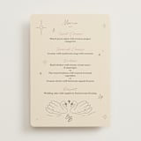 "The Swan" - Menus in Buttercream by Helena Vitto - Front