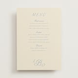 "Luxe" - Menus in Ocean by Baumbirdy - Front