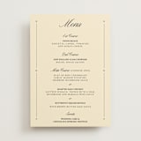 "Elegant and Formal" - Menus in Sunshine by Jen Ramsey - Front