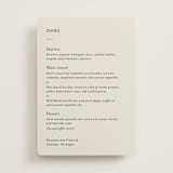 "Editorial" - Menus in Forest by Bethan - Front