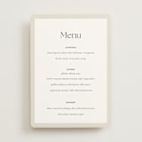 "monogram edit" - Menus in Sandstone by Sara Hicks Malone - Front