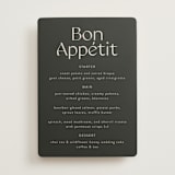 "Ayumi" - Menus in Ivory by Melanie Kosuge - Front