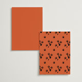 "Bold and Demure" - Menus in Amaro by Claire - Back of Card Options