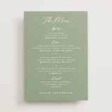 "Eternal Grace" - Menus in Leaf by Sherley Ferreira - Front
