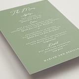"Eternal Grace" - Menus in Leaf by Sherley Ferreira - Detail