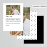 "Confection" - Menus in Cloud by Jill Means - Back of Card Options