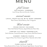 "Confection" - Menus in Cloud by Jill Means - Detail