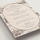 "New York Toile" - Menus in Antique by Jenna Holcomb - Detail