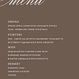 "Sweet scallop" - Menus in Taupe by Annie Clark - Detail