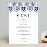 "Calcutta Stamp" - Menus in Azure by Oma N. Ramkhelawan - Front