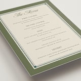 "Literary" - Menus in Moss by Kelly Watkins - Detail