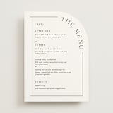 "Side arch" - Menus in Tuxedo by Adelyn T. - Front