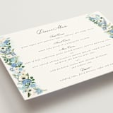 "Disney's Cinderella Fairytale" - Menus in Bluebell by Susan Moyal - Detail