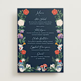 "Disney's Alice In Wonderland Garden Tea Party" - Menus in Evening by Elly - Front