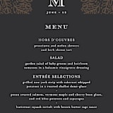 "Eternal Love" - Menus in Dark Chocolate by Laura Bolter - Detail