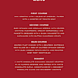 "Double Happiness Seal" - Menus in Carmine by Lori James - Detail