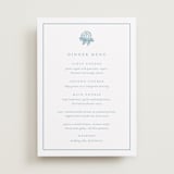 "Hydrangea bloom" - Menus in Seaside by Stacey Meacham - Front