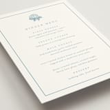 "Hydrangea bloom" - Menus in Seaside by Stacey Meacham - Detail
