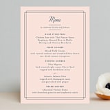 "Chic Gala" - Menus in Cotton Candy by Kimberly FitzSimons - Front