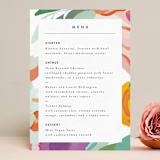 "Abstract Florals" - Menus in Bouquet by Maria Hilas-Louie - Front