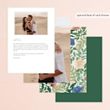 "Floral Garden" - Menus in Garden by Elly - Back of Card Options