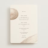"gentleness" - Menus in Sand by Sumak Studio - Front