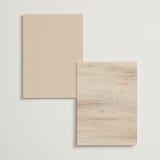 "gentleness" - Menus in Sand by Sumak Studio - Back of Card Options