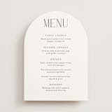 "Bold Elegance" - Menus in Snow by Katherine Moynagh - Front