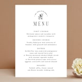 "Quintessential" - Menus in Cotton by Everett Paper Goods - Front
