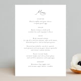 "Dashing" - Menus in Pearl by Benita Crandall - Front
