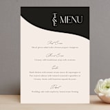 "Engraved" - Menus in Charcoal by Claudia Orengo - Front