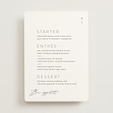 "Paire" - Menus in Tuxedo by Kate Ahn - Front