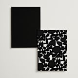 "Paire" - Menus in Tuxedo by Kate Ahn - Back of Card Options