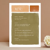 "Concord" - Menus in Moss by Robert and Stella - Front