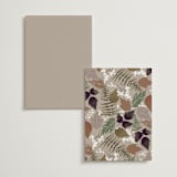 "Autumnal" - Menus in Natural by Alethea and Ruth - Back of Card Options