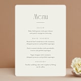 "Cadence" - Menus in Ivory by Jennifer Wick - Front