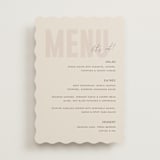 "Salted" - Menus in Blush by Pixel and Hank - Front