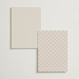 "Salted" - Menus in Blush by Pixel and Hank - Back of Card Options