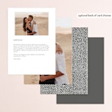 "Elegant Ethno" - Menus in Noir by FRANI - Back of Card Options