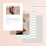 "Carino" - Menus in Brise by Pati Cascino - Back of Card Options