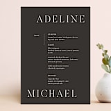 "Around the Way" - Menus in Slate by That Girl Press - Front