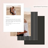 "Around the Way" - Menus in Slate by That Girl Press - Back of Card Options