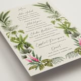 "Tropical garden" - Menus in Lime by Elly - Detail