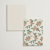 "Charming" - Menus in Almond by GeekInk Design - Back of Card Options