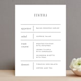 "Aligning" - Menus in Tuxedo by Genna Blackburn - Front