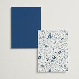 "Meander" - Menus in Deep Sea by Angela Marzuki - Back of Card Options