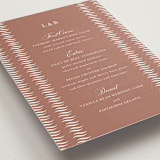 "Charleston" - Menus in Blush by Megan Davis - Detail