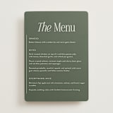 "Highlights" - Menus in Forest by Jackie Crawford - Front
