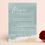 "Seaside" - Menus in Seaglass by Rebecca Durflinger - Front