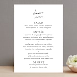"Symphony" - Menus in Pearl by Jackie Mangiolino - Front